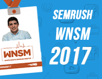 Felipe Bazon participou do evento WNSM realizado pela SEMRUSH na Rússia
